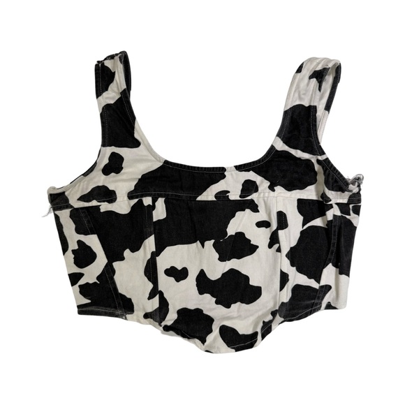 Lone Star | Cow Print Tank Size M - Picture 1 of 8
